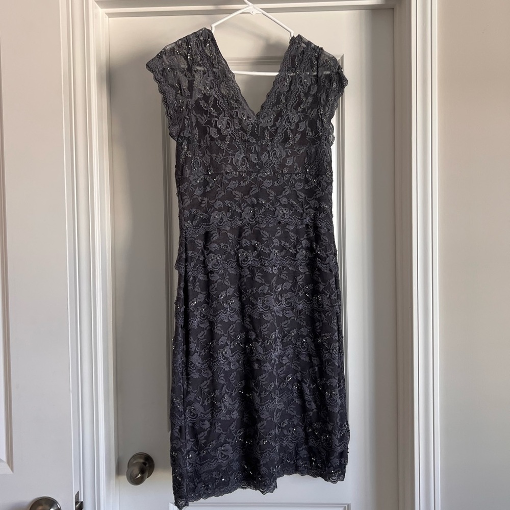 Marina lace cap sleeve dresss